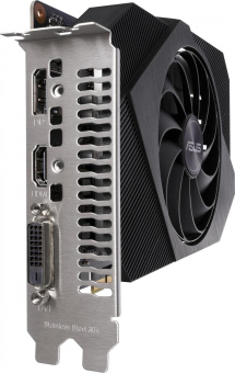 Видеокарта Asus PCI-E PH-GTX1650-O4GD6-P-V2 NVIDIA GeForce GTX 1650 4096Mb 128 GDDR6 1410/12000 DVIx1 HDMIx1 DPx1 HDCP Ret от магазина РЭССИ