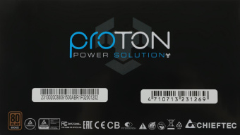 Блок питания Chieftec ATX 500W Proton BDF-500S 80+ bronze (20+4pin) APFC 120mm fan 6xSATA RTL от магазина РЭССИ
