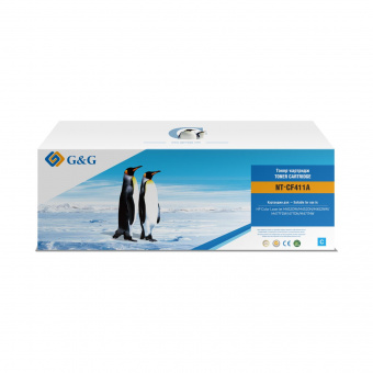 Картридж лазерный G&G NT-CF411A голубой (2300стр.) для HP LJ M452DW/DN/NW M477FDW/M477FDN/M477FNW от магазина РЭССИ