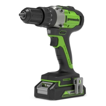 Аккумуляторная дрель-шуруповерт GreenWorks GD24DD60K2 3704107UA от магазина РЭССИ