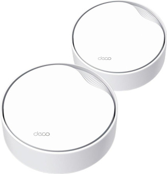 Бесшовный Mesh роутер TP-Link Deco X50-PoE(2-pack) AX3000 1000/2500BASE-T белый (упак.:2шт) от магазина РЭССИ