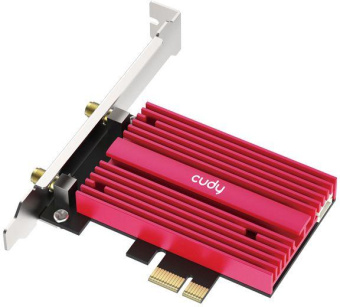 Сетевой адаптер Wi-Fi + Bluetooth Cudy WE4000 АХ5400 PCI Express (ант.внеш.съем) 1ант. от магазина РЭССИ