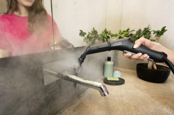 Пароочиститель напольный Karcher EasyFix SC 4 Deluxe 2200Вт белый от магазина РЭССИ
