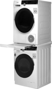 Сушильная машина Weissgauff WD 599 DC Inverter Heat Pump кл.энер.:A+++ макс.загр.:9кг белый (426593) от магазина РЭССИ