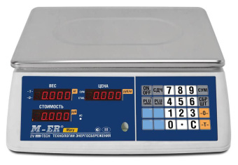 Весы фасовочные Mertech M-ER 223AC-15.2 с печатью этикеток серый (3621) от магазина РЭССИ