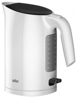 Чайник электрический Braun WK3110WH 1.7л. 3000Вт белый (корпус: пластик) от магазина РЭССИ