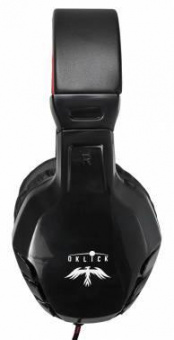 Наушники с микрофоном Оклик HS-L320G Phoenix черный/красный 1.9м мониторные оголовье (359482) от магазина РЭССИ