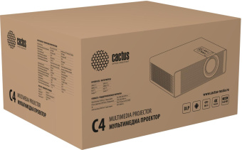 Проектор Cactus CS-C4.SG DLP 45600Lm (1920x1080) 800000:1 ресурс лампы:25000часов 1xUSB typeA 2xHDMI 6.8кг от магазина РЭССИ