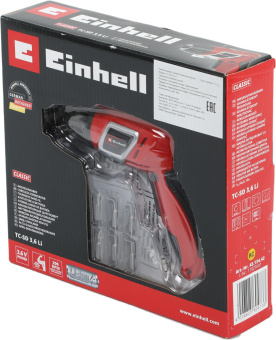 Отвертка аккум. Einhell TC-SD 3,6 аккум. патрон:Шестигранник 6.35 мм (1/4) (4513442) от магазина РЭССИ