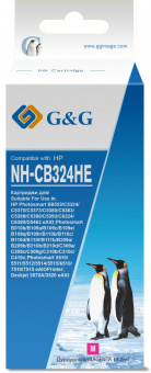 Картридж струйный G&G NH-CB324HE пурпурный (14.2мл) для HP Photosmart B8553/C5324/C5370/C5373/C5380/C5383 от магазина РЭССИ