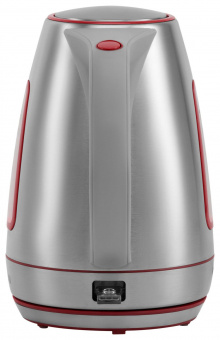 Чайник электрический Hyundai HYK-S3601 1.7л. 2000Вт серебристый/красный (корпус: нержавеющая сталь) от магазина РЭССИ