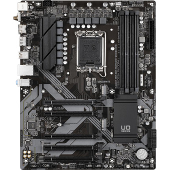 Материнская плата Gigabyte B760 DS3H AX DDR4 Soc-1700 Intel B760 4xDDR4 ATX AC`97 8ch(7.1) GbLAN RAID+HDMI+DP от магазина РЭССИ