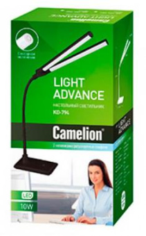 Светильник Camelion KD-794 C02 (12493) настольный на основание черный 10Вт от магазина РЭССИ