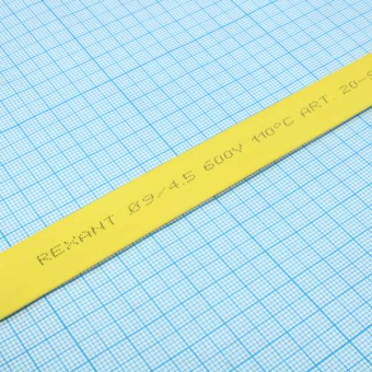 Трубка термоусадочная 9,0/4,5 желтая от магазина РЭССИ