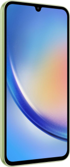 Смартфон Samsung SM-A346E Galaxy A34 5G 256Gb 8Gb зеленый лайм моноблок 3G 4G 2Sim 6.6" 1080x2340 Android 13 48Mpix 802.11 a/b/g/n/ac NFC GPS GSM900/1800 GSM1900 TouchSc Protect microSD max1024Gb от магазина РЭССИ