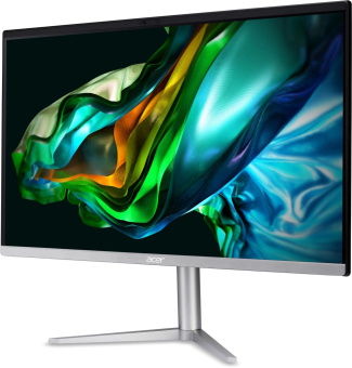 Моноблок Acer Aspire C24-1300 23.8" Full HD Ryzen 5 7520U (2.8) 8Gb SSD512Gb RGr CR Eshell GbitEth WiFi BT 65W клавиатура мышь Cam черный 1920x1080 от магазина РЭССИ