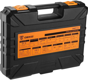 Набор инструментов Deko DKMT112 112 предметов (жесткий кейс) от магазина РЭССИ