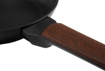 Сковорода Polaris Albero-26F круглая ручка несъемная (без крышки) черный (15230) от магазина РЭССИ