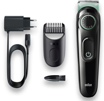 Машинка для стрижки Braun BT3321 черный (насадок в компл:1шт) от магазина РЭССИ