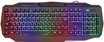 Клавиатура Defender Ultra HB-330L черный USB LED (подставка для запястий) от магазина РЭССИ