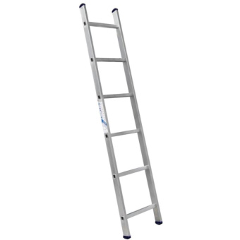 Алюминиевая лестница Алюмет приставная односекционная 1х6 ступеней. Серия Н1 5106 H1 5106 от магазина РЭССИ