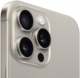 Смартфон Apple A3108 iPhone 15 Pro Max 256Gb титан моноблок 3G 4G 2Sim 6.7" 1290x2796 iOS 17 48Mpix 802.11 a/b/g/n/ac/ax NFC GPS Protect от магазина РЭССИ