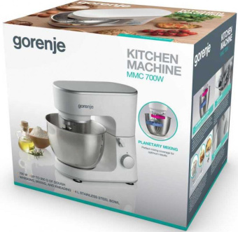 Кухонная машина Gorenje MMC700W планетар.вращ. 700Вт белый от магазина РЭССИ