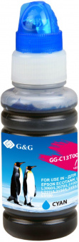 Чернила G&G GG-C13T00S24A 103C голубой 70мл для L1110, L3151, L3100, L3101, L3110, L3150 от магазина РЭССИ