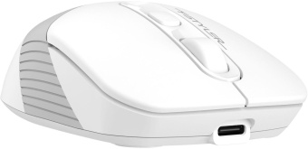 Мышь A4Tech Fstyler FG10CS Air белый/серый оптическая (2000dpi) silent беспроводная USB для ноутбука (4but) от магазина РЭССИ
