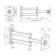 Картинка Кронштейн для телевизора Kromax DIX-15W белый 15"-28" макс.30кг настенный поворот и наклон от магазина РЭССИ Кронштейн для телевизора Kromax DIX-15W белый 15"-28" макс.30кг настенный поворот и наклон от магазина РЭССИ