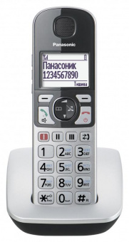 Р/Телефон Dect Panasonic KX-TGE510RUS серебристый АОН от магазина РЭССИ