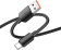 Кабель Hoco X96 Hyper X96 HYPER 100W TYPE-C USB (m)-USB Type-C (m) 1м черный коробка от магазина РЭССИ