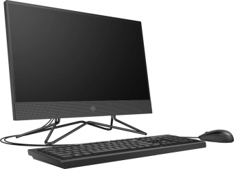 Моноблок HP 200 G4 21.5" Full HD i5 1235U (1.3) 8Gb SSD512Gb UHDG DVDRW Free DOS GbitEth WiFi BT клавиатура мышь Cam черный 1920x1080 от магазина РЭССИ