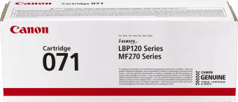 Картридж лазерный Canon 071 5645C002 черный (1200стр.) для Canon i-SENSYS LBP122dw/MF272dw/ MF275dw от магазина РЭССИ