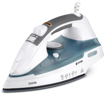 Утюг Vitek VT-1251 2400Вт синий от магазина РЭССИ