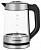 Чайник электрический Starwind SKG3081 1.7л. 1700Вт черный/серебристый (корпус: стекло) от магазина РЭССИ