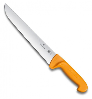 Нож Victorinox Swibo (5.8431.26) стальной для забоя/разделки лезв.260мм прямая заточка оранжевый от магазина РЭССИ