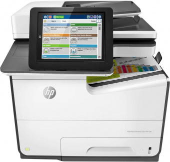 МФУ струйный HP PageWide Enterprise Color 586dn (G1W39A) A4 Duplex Net USB RJ-45 черный/белый от магазина РЭССИ