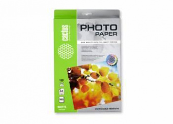 Фотобумага Cactus CS-MA4120100 A4/120г/м2/100л./белый матовое для струйной печати от магазина РЭССИ