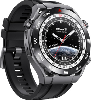 Смарт-часы Huawei Watch Ultimate CLB-B19 1.5" AMOLED корп.черный рем.черный разм.брасл.:140-210мм (55020AGP) от магазина РЭССИ