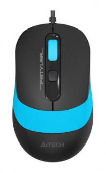 Мышь A4Tech Fstyler FM10 черный/синий оптическая (1600dpi) USB (4but) от магазина РЭССИ