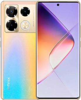 Смартфон Infinix X6850 Note 40 Pro 256Gb 8Gb золотой моноблок 3G 4G 2Sim 6.78" 1080x2436 Android 14 108Mpix 802.11 a/b/g/n/ac NFC GPS GSM900/1800 GSM1900 TouchSc Protect FM от магазина РЭССИ
