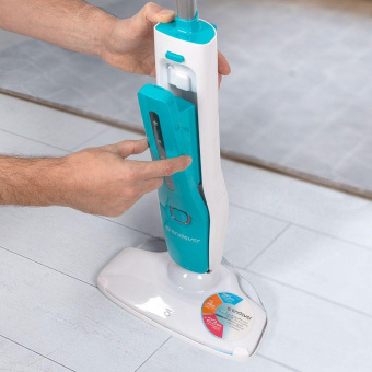 Швабра паровая Endever Odyssey Q-612 1200Вт белый/голубой от магазина РЭССИ