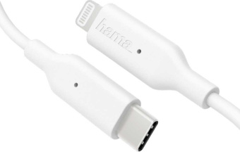 Кабель Hama Mfi 00183295 USB Type-C (m)-Lightning (m) 1м белый от магазина РЭССИ