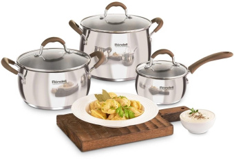 Ковш Rondell Konzept RDS-1228 1.1л. d=14см (с крышкой) стальной от магазина РЭССИ