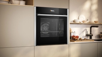 Духовой шкаф Электрический Neff B54CR71N0 черный/нержавеющая сталь от магазина РЭССИ