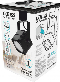 Светильник Gauss TR009 черный от магазина РЭССИ