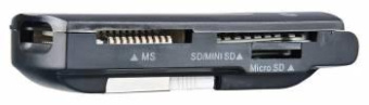 Устройство чтения карт памяти USB2.0 Buro BU-CR-108 черный от магазина РЭССИ