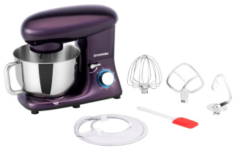 Миксер планетарный Starwind SPM7168 1600Вт ежевичный от магазина РЭССИ