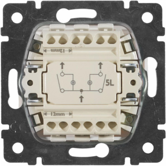 Выключатель Legrand Valena скрыт. 2кл. с подсветкой IP20 белый (774428) от магазина РЭССИ